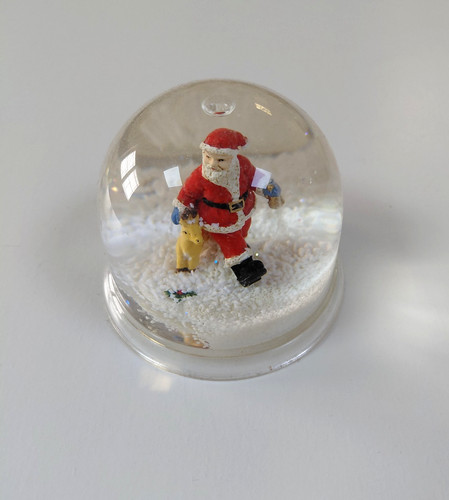 Boule neige avec - neige, figurine
