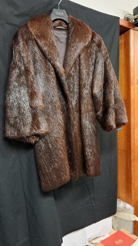 Manteau femme fourrure - manteau, marron