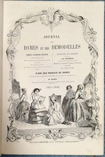 1855-1856 Journal Des Dames Et