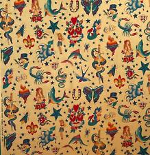 Tattoo Tea Bandana Day of the Dead Head band Scarf Chemo Biker Mask