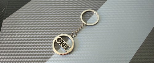 Porte clés chrome audi - porte,