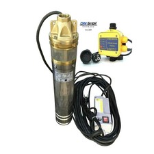 Pompe de Puits 3 Pouces 750 Watt 2520 L / Hauteur 6 BAR + Interrupteur à