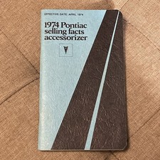 1974 Pontiac Selling Facts
