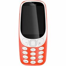 Téléphone Portable NOKIA 3310 Rouge Ecran 6.2Cm Caméra Bluetooth Autonomie 744h