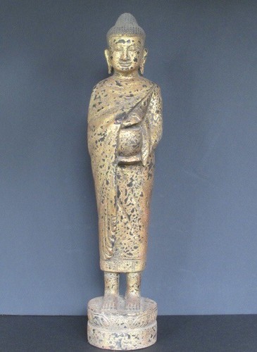 Grand bouddha bois - bouddha,