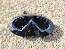 FOR 2009-2013 INFINITI G37 SEDAN White  LED Front Grill Emblem.