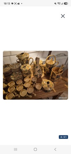 Vallauris service table - service, de