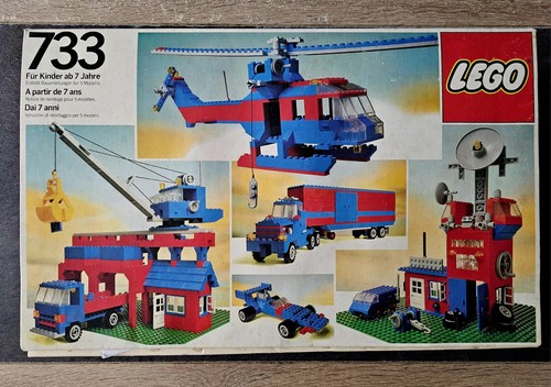 Lego vintage 733 avec - vintage, boîte