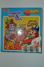 Vintage 1980 Raggedy Ann & Andy Color 'N Recolor book.