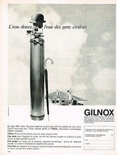 ADVERTISING 0314 1965 GILNOX Water Softener