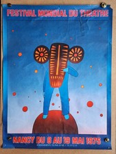 Folon Affiche Nancy 1975