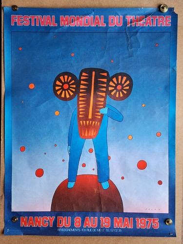 Folon affiche nancy 1975 - folon,