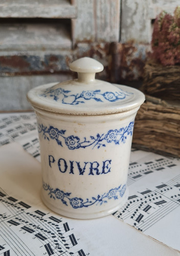Ancien pot epices saint uze - ancien, a