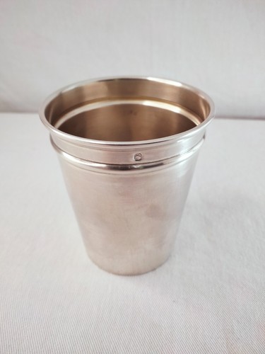 Timbale argent massif minerve