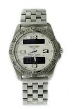 Vintage Breitling Aerospace E79362 42mm Titanium Digital Quartz Watch