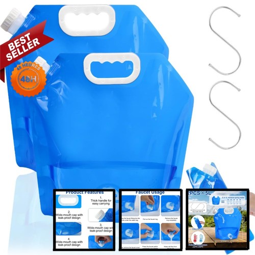 Bidon eau pliable avec - eau,