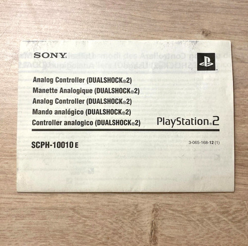 Notice manette ps2 sony - ps2,