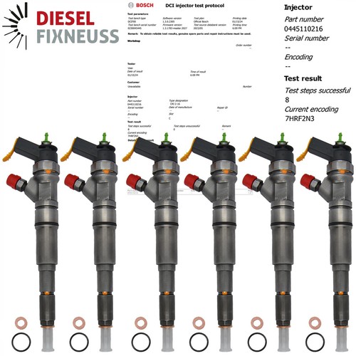 Injecteur bosch 0445110216 - 6x,