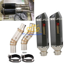 For Kawasaki Ninja 1000 Z1000 2010-2024 Exhaust System Middle Pipe Muffler Tips