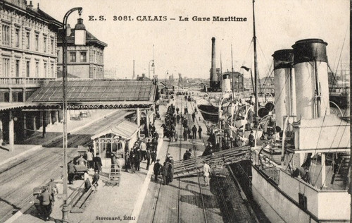 Cpa calais gare maritime - calais,