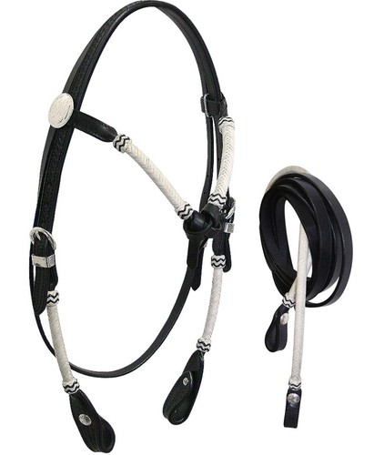 Bridon cuir occidental avec - bridon,