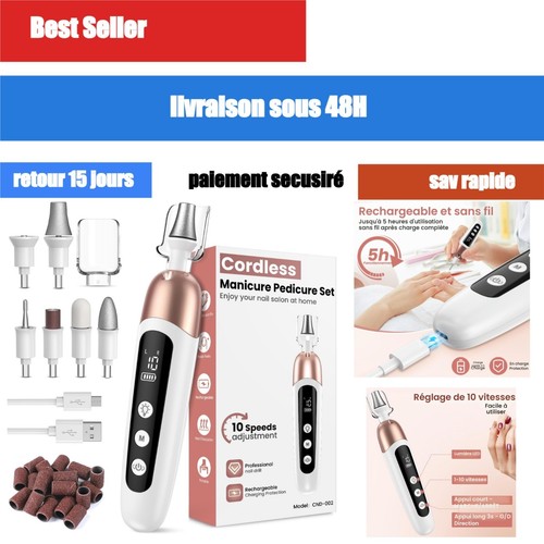Ponceuse ongles électrique - ongles,