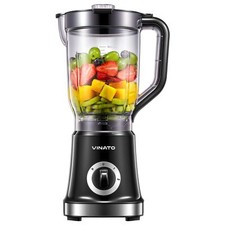 Blender Mixer électrique Blender et Smoothie Mixer 1.8L Mixing jug avec 4 lam...