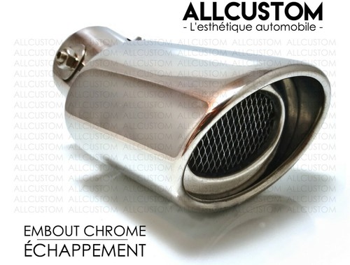 Canule embout chrome sortie - embout,