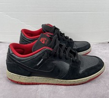 Nike SB Dunk Low Pro Black Cement Mens Size 10.5 Dunks Sneakers 304292 050