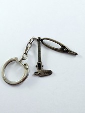 KEYCHAIN - Miniatures - TOOLING Clamp & Caliper Foot - Vintage 1960s
