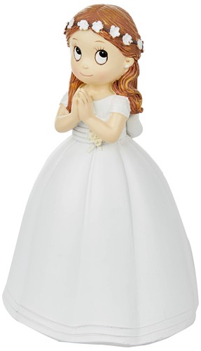 Figurine communion fille robe - communion,