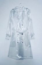 Women Trench Vinyl Rain Coat | Rainy Jacket For Women's | Transparent Coat