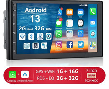 Autoradio Universel 2Din 7’’ – Android 13 – CarPlay & Android Auto – GPS