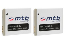 2X Batterie NB-4L pour Canon