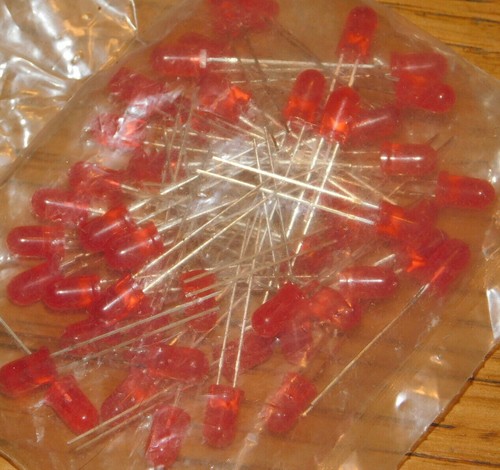 Lot diode rouge - rouge, broches