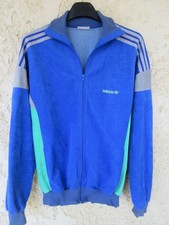 Veste ADIDAS CHALLENGER vintage bleu Ventex jacket 80's 1984 France 186 XL
