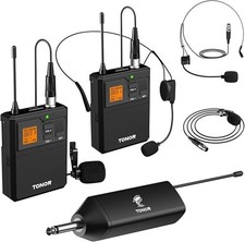 UHF Microphone Wireless Set