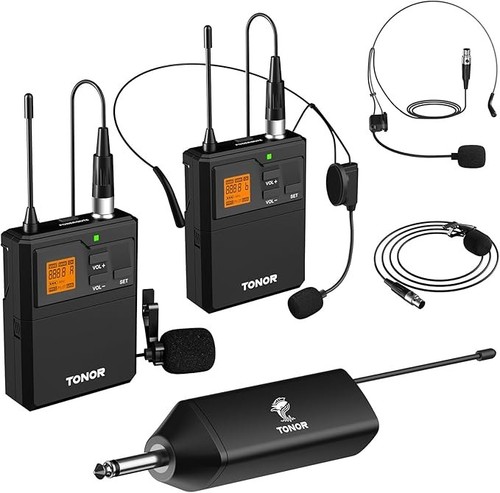 Uhf microphone wireless set - uhf,