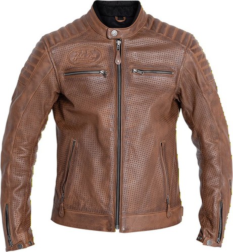 Veste cuir moto john - cuir,