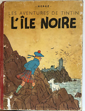 Hergé Les Aventures de Tintin L'Ile Noire 1st edition 1943 RARE