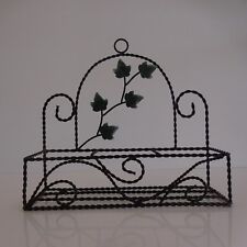 Art Nouveau Twisted Wrought Iron Wall Console