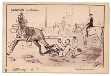 Old postcard 49 - Saumur (Maine et Loire) - Les Bûches - 8. Attack Him!!!