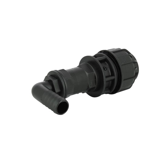 Raccord coudé cannelé mm - coudé, 20