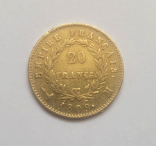 Très rare et très belle pièce de 20 francs or 1809 M Napoleon I