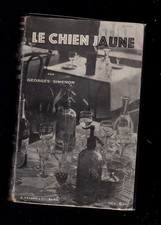 SIMENON - Le Chien Jaune - Edition Originale 1931