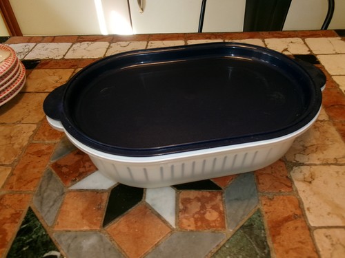 Grand plat ovale avec - ovale,