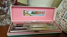Vintage The Echo Harp Harmonica M. Hohner Made In Germany Original
