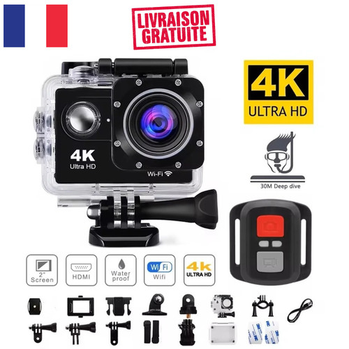 Caméra action ultra 4k - caméra, d'action