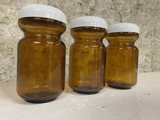 Lot de 3 bocaux vintage en