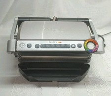 T-Fal OptiGrill Indoor Stainless Steel Grill  Meat Sensor 8351 Panini Burgers